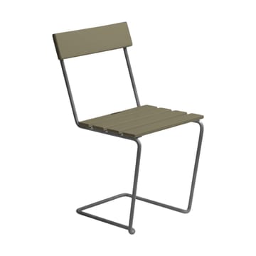 Silla 1 - Light green oak-hot galvanized base - Grythyttan Stålmöbler