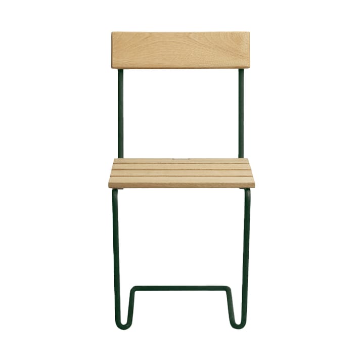 Silla 1, Oiled pine-green base Grythyttan Stålmöbler