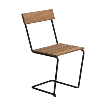 Silla 1 - Untreated teak-black base - Grythyttan Stålmöbler