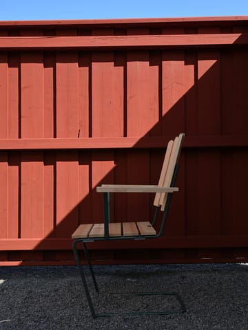 Sillón A2 - Oiled pine-green base - Grythyttan Stålmöbler