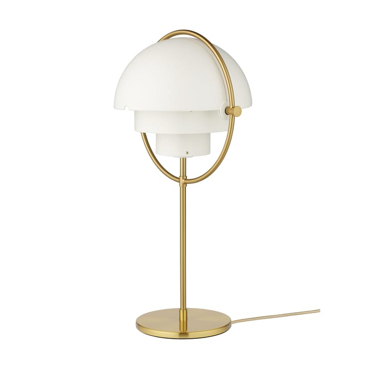 L�ámpara de mesa Multi-Lite - latón-blanco - GUBI