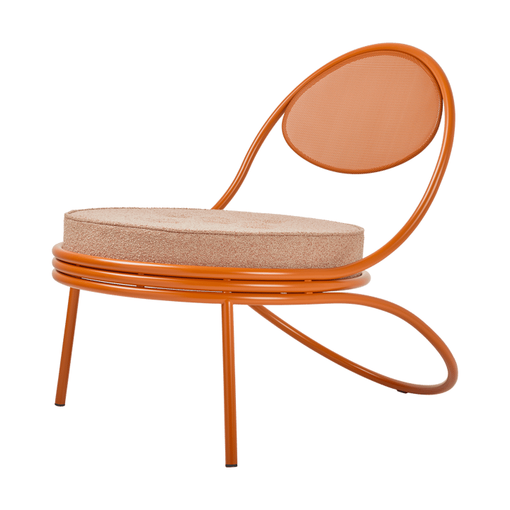 Silla Copacabana Outdoor Lounge Chair con asiento tapizado - Lorkey limonta 44-international orange - GUBI