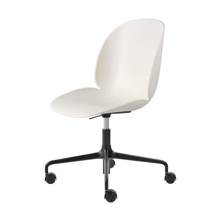 Silla de oficina Beetle Meeting Chair - Alabaster white-black - GUBI