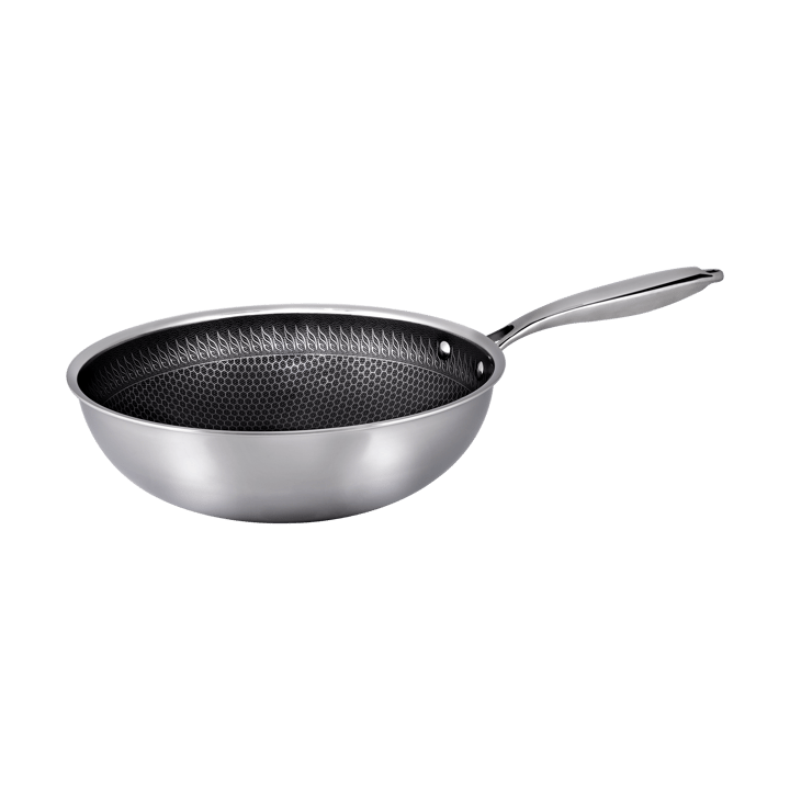 Sartén wok 28 cm hybrid coating Hâws Santo  - Acero inoxidable - Hâws