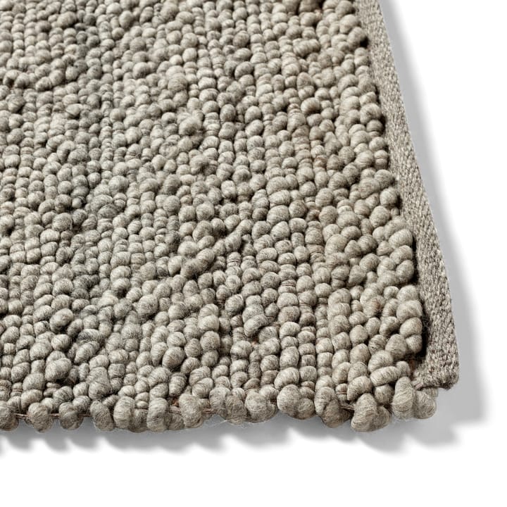 Alfombra de lana Peas Random 140 x 200 cm, Medium grey HAY