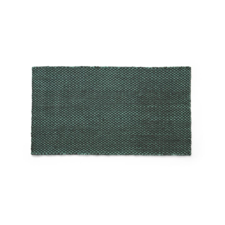 Alfombra kelim Moiré 52x95 cm - Emerald green - HAY