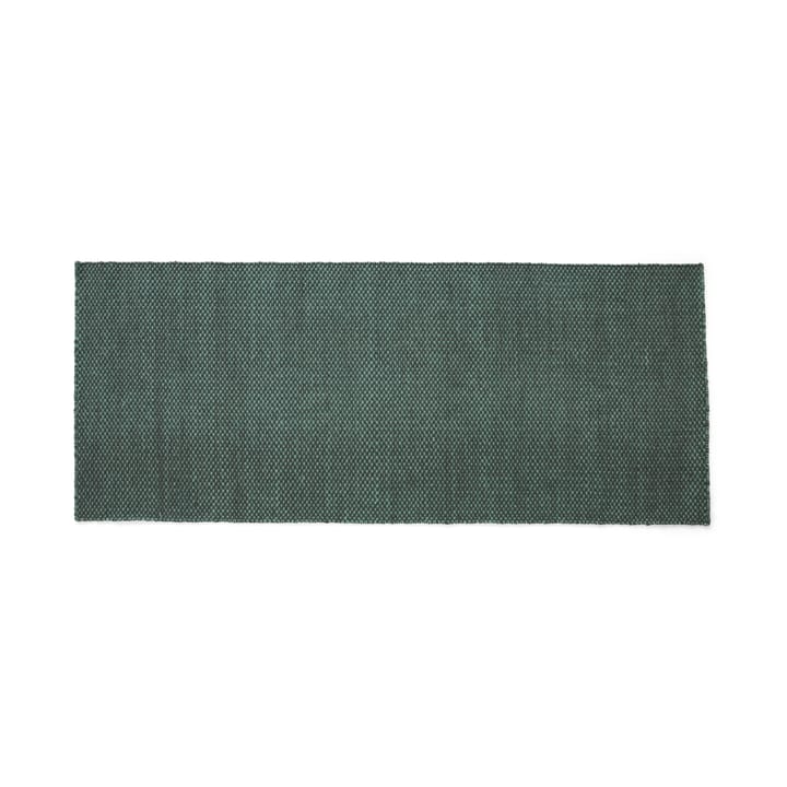 Alfombra kelim Moiré 80x200 cm - Emerald green - HAY