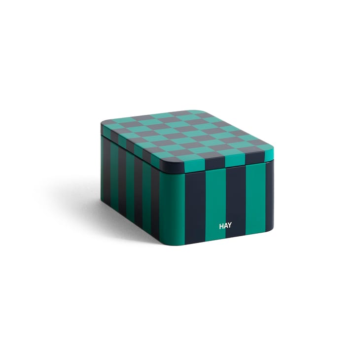 Bote Tin Container small - Green-dark blue - HAY