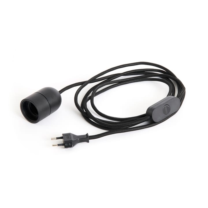 Cable de lámpara Common Table Ø4,5 cm - Soft black - HAY