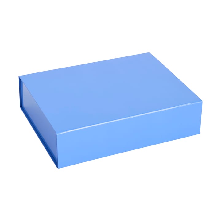 Caja con tapa Colour Storage S 25,5x33 cm - Vibrant blue - HAY