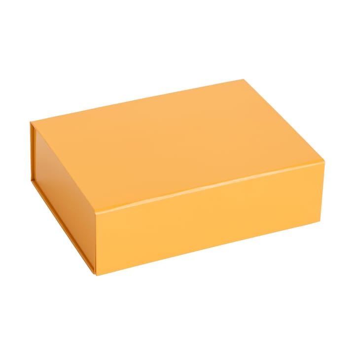 Caja con tapa Colour Storage XS 16,5x22,5 cm - Egg yolk - HAY