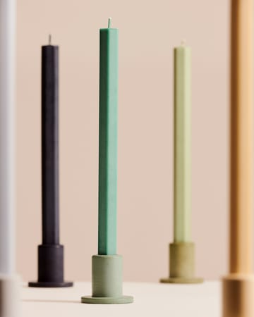 Candelabro Tube 5,5 cm - Dusty green - HAY