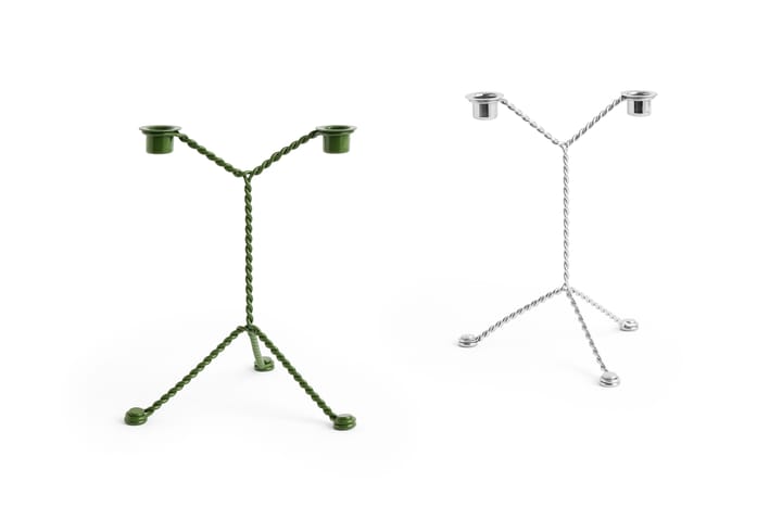 Candelabro Wire, Green HAY