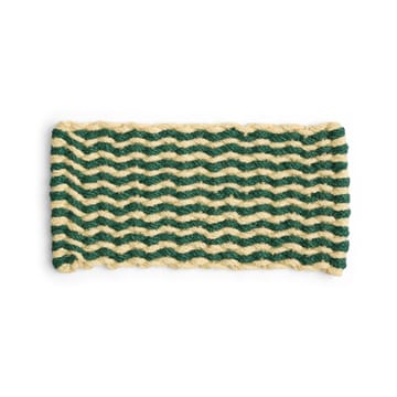 Felpudo Coco Stripe Wave - Dark green-white - HAY