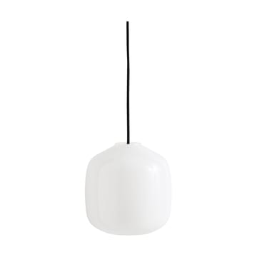 Lámpara de techo Buoy Ø20 cm - Opal glass-soft black - HAY