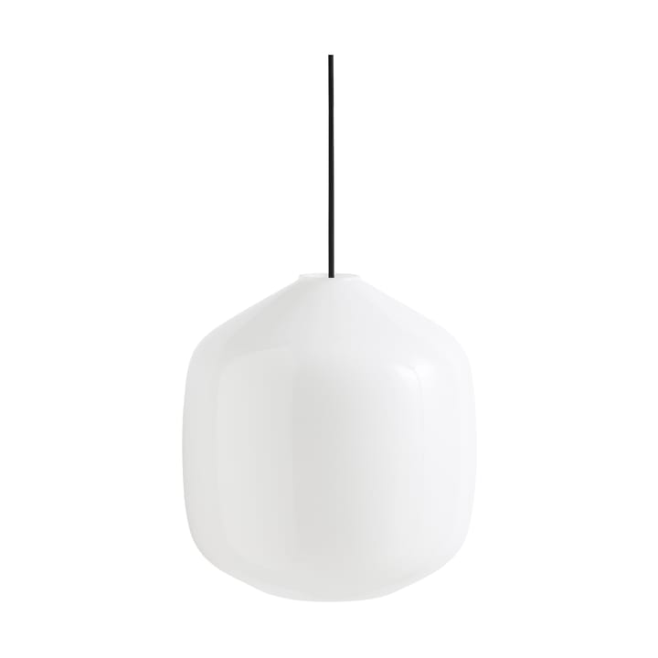 Lámpara de techo Buoy Ø30 cm - Opal glass-soft black - HAY