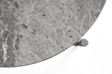 Mesa auxiliar Rebar Ø45 cm - Grey marble-fossil - HAY