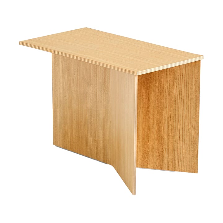 Mesa auxiliar Slit Oblong 27,5x49 cm - Lacquered oak - HAY