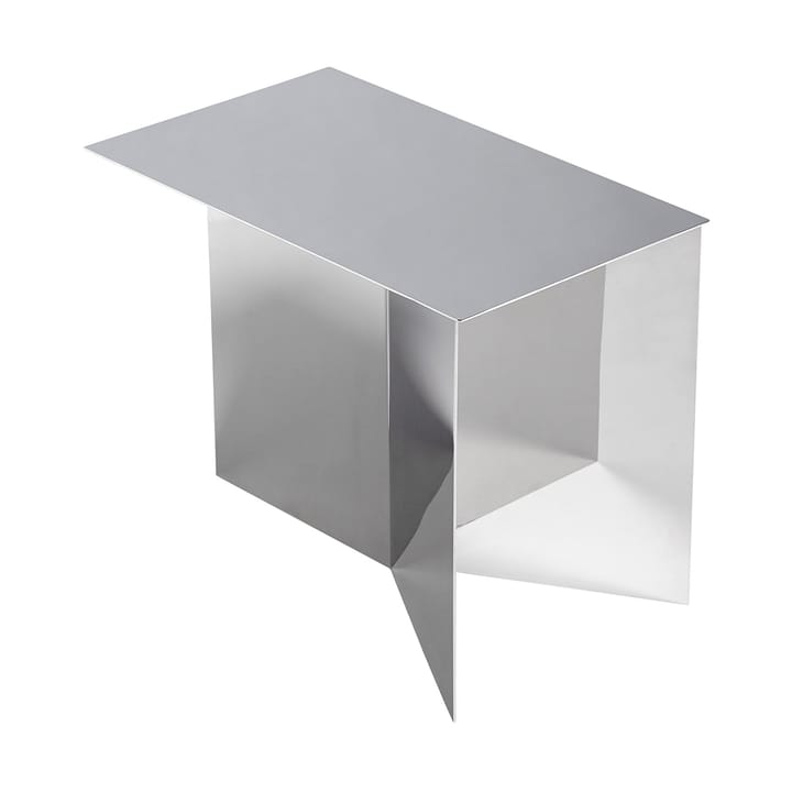 Mesa auxiliar Slit Oblong 27,5x49 cm - Mirror polished steel - HAY