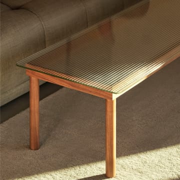 Mesa de centro Kofi - Oak-clear glass, 100 cm - HAY