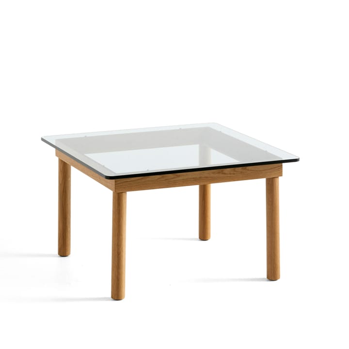 Mesa de centro Kofi - Oak-clear glass, 60 cm - HAY