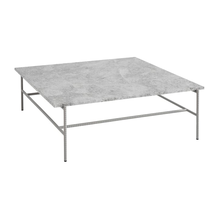 Mesa de centro Rebar 100x104x33 cm - Grey marble-fossil - HAY