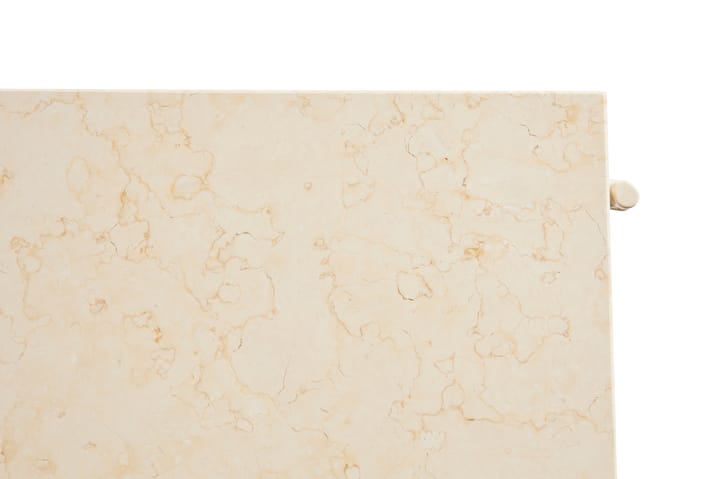 Mesa de centro Rebar 80x84x33 cm, Beige marble-alabaster HAY