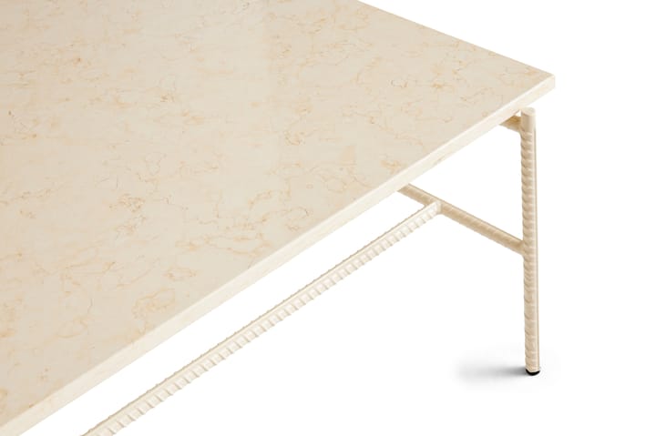 Mesa de centro Rebar 80x84x33 cm, Beige marble-alabaster HAY