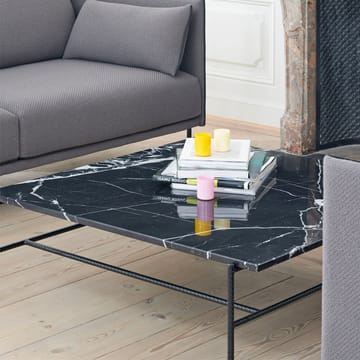 Mesa de centro Rebar 80x84x33 cm - Black marble-black - HAY