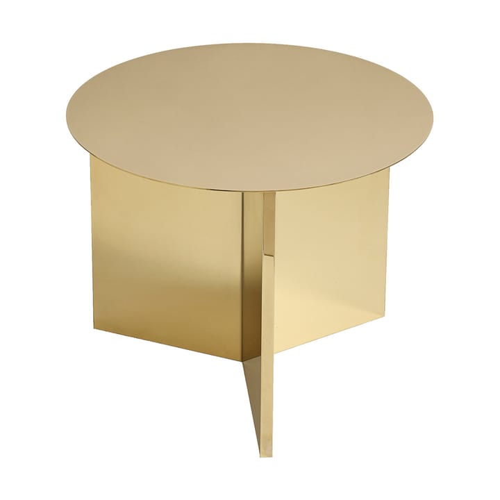 Mesa de centro Slit Ø45 cm - Brass - HAY