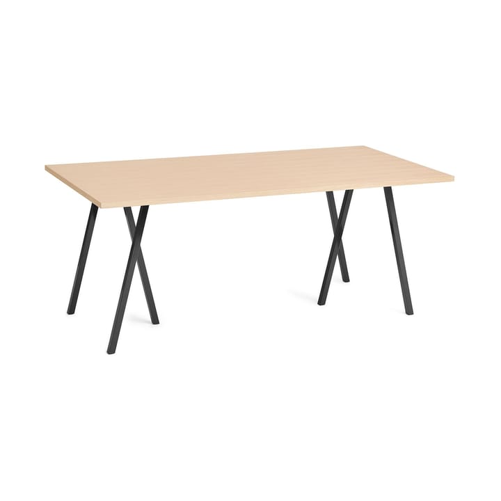 Mesa de comedor Loop Stand 87,5x180 cm - Black-clear lacq. oak - HAY