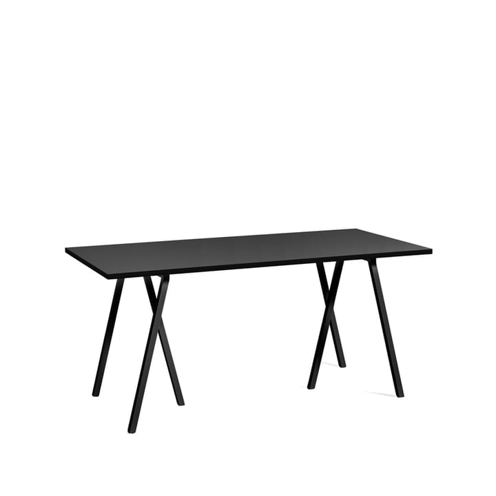 Mesa de comedor Loop Stand - Black linoleum-black, 160 cm - HAY