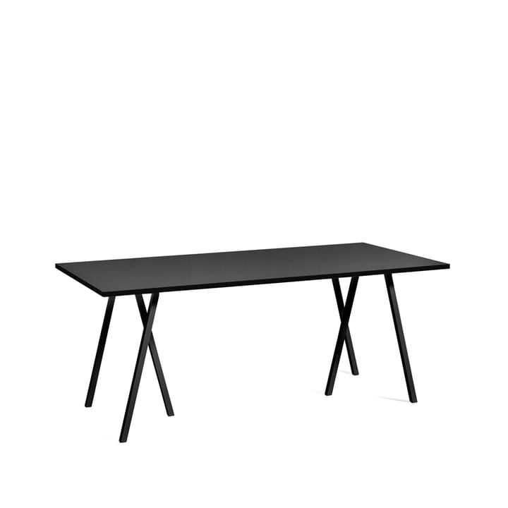 Mesa de comedor Loop Stand - Black linoleum-black, 180 cm - HAY