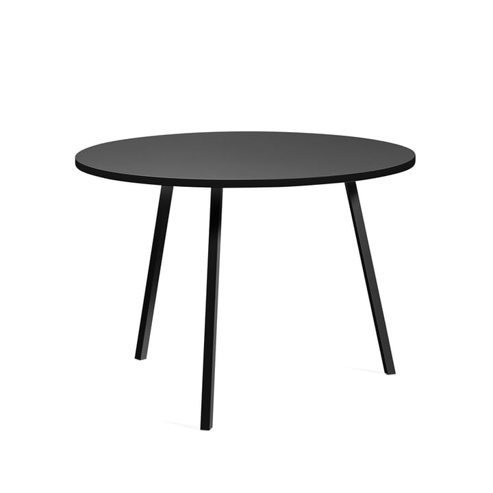 Mesa de comedor Loop Stand redonda - Black linoleum-black, Ø105 cm - HAY