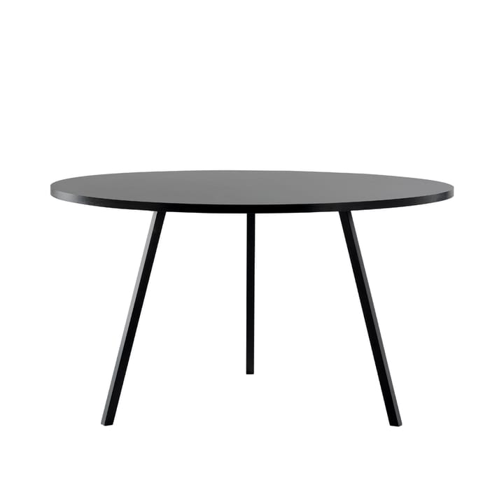 Mesa de comedor Loop Stand redonda - Black linoleum-black, Ø120 cm - HAY