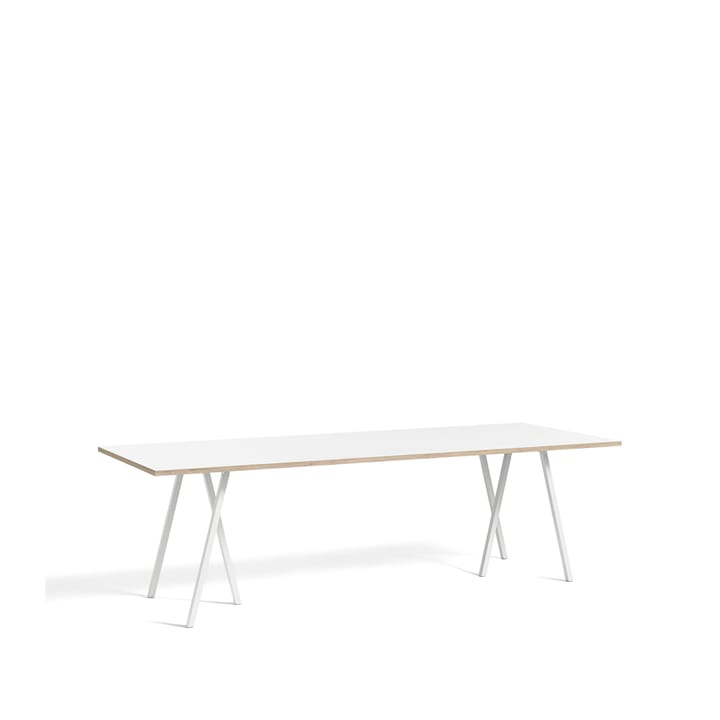 Mesa de comedor Loop Stand - White laminate-white, 250 cm - HAY