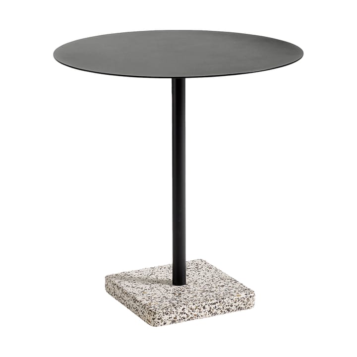 Mesa de comedor Terrazzo Ø70 cm - Grey terrazzo-anthracite - HAY