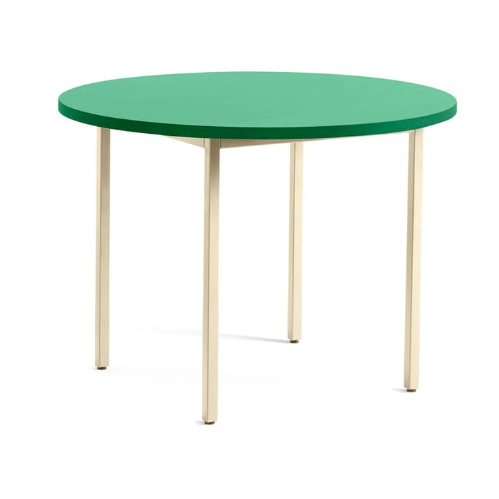 Mesa de comedor Two-Colour Ø105 cm - Ivory-green mint - HAY