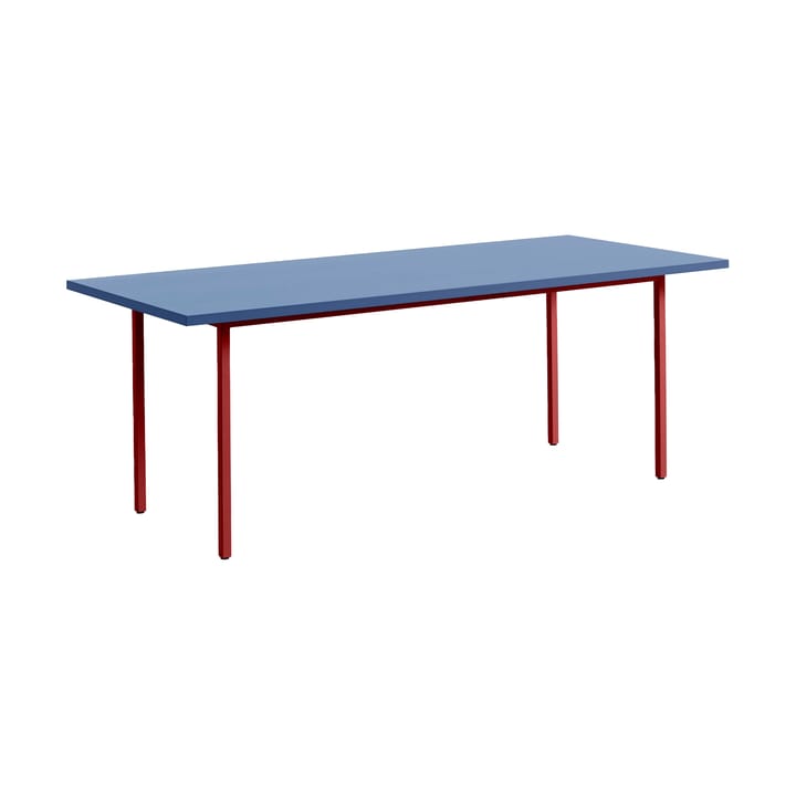 Mesa de comedor Two-Colour Ø105 cm - Maroon red-blue - HAY