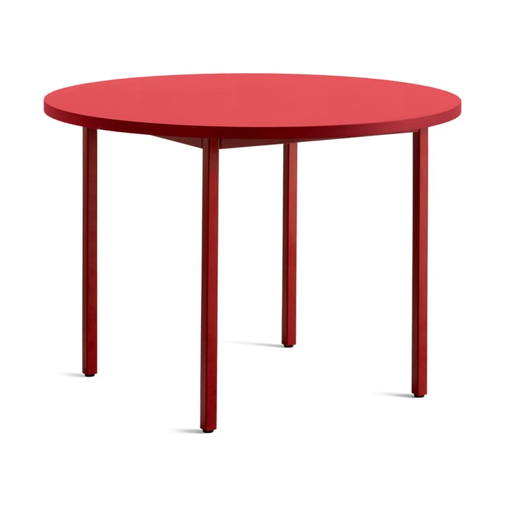 Mesa de comedor Two-Colour Ø105 cm - Maroon red-red - HAY