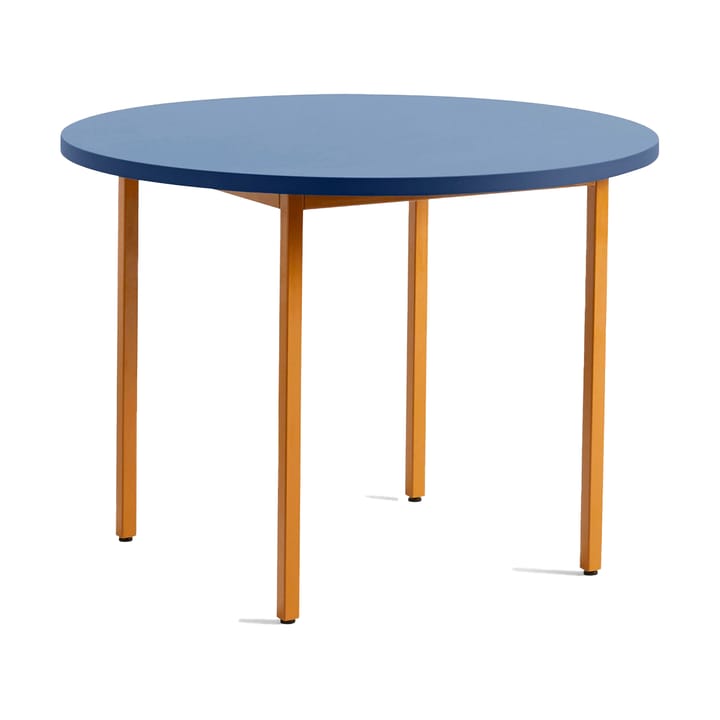 Mesa de comedor Two-Colour Ø105 cm - Ochre-blue - HAY