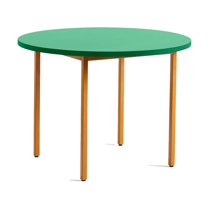 Mesa de comedor Two-Colour Ø105 cm - Ochre-green mint - HAY