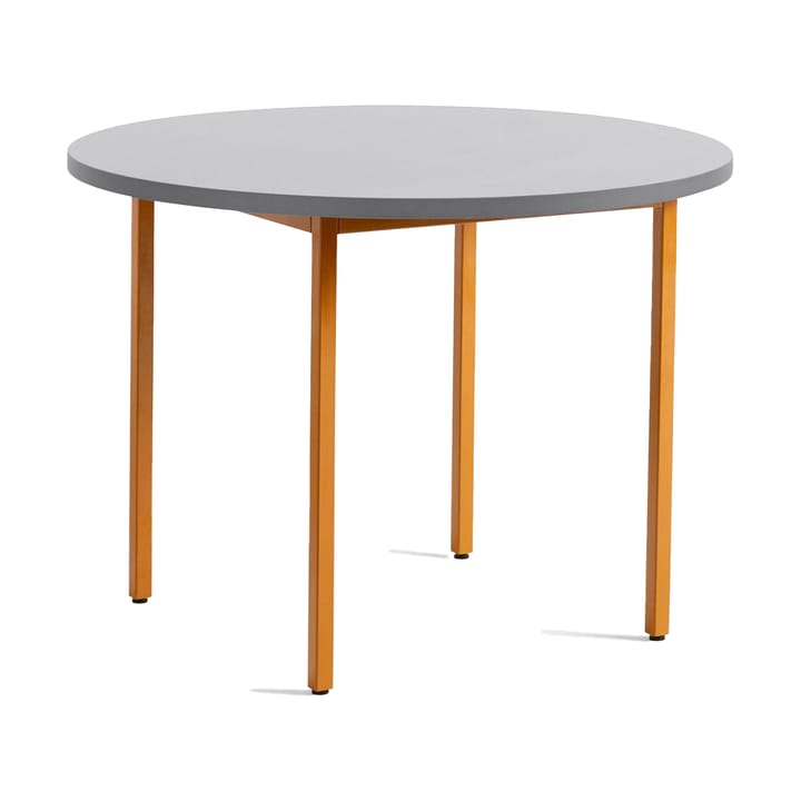 Mesa de comedor Two-Colour Ø105 cm - Ochre-light grey - HAY