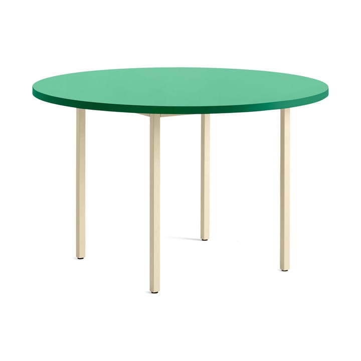 Mesa de comedor Two-Colour Ø120 cm - Ivory-green mint - HAY