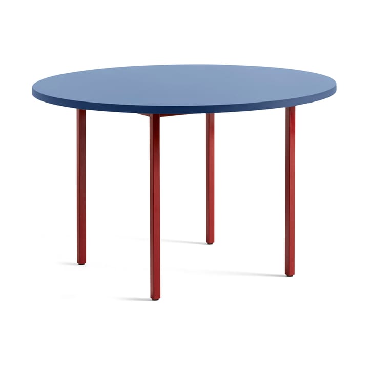 Mesa de comedor Two-Colour Ø120 cm - Maroon red-blue - HAY