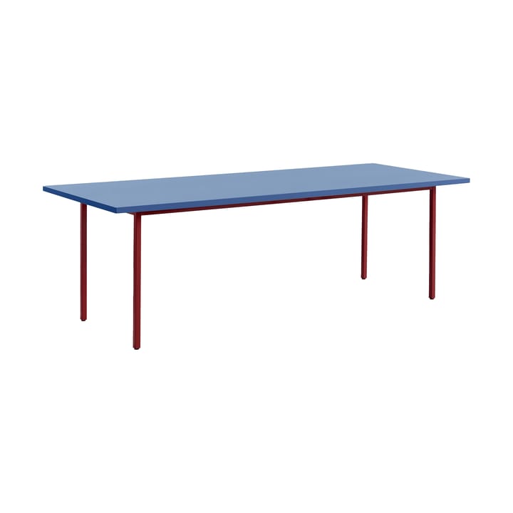 Mesa de comedor Two-Colour Ø120 cm - Maroon red-blue - HAY