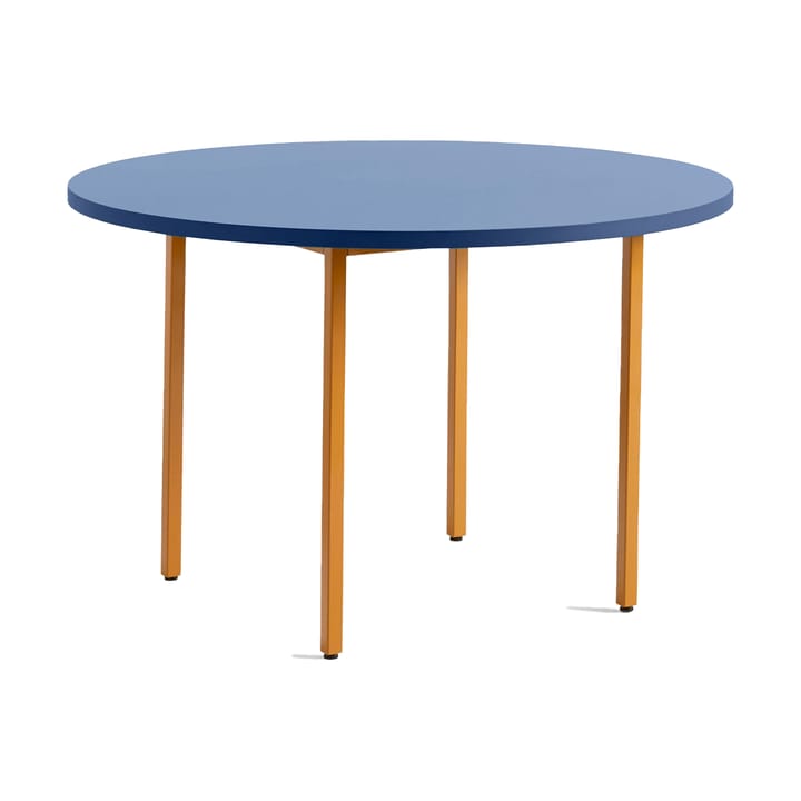 Mesa de comedor Two-Colour Ø120 cm - Ochre-blue - HAY