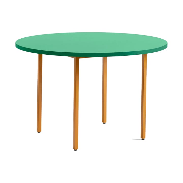 Mesa de comedor Two-Colour Ø120 cm - Ochre-green mint - HAY