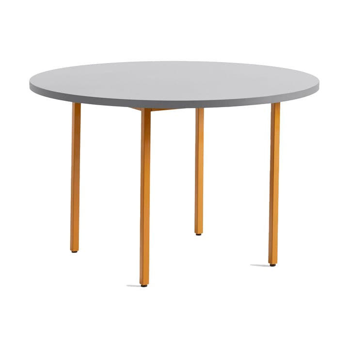 Mesa de comedor Two-Colour Ø120 cm - Ochre-light grey - HAY