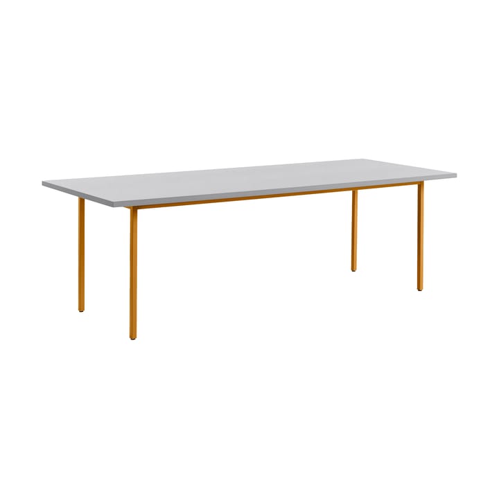 Mesa de comedor Two-Colour 90x240 cm - Ochre-light grey - HAY